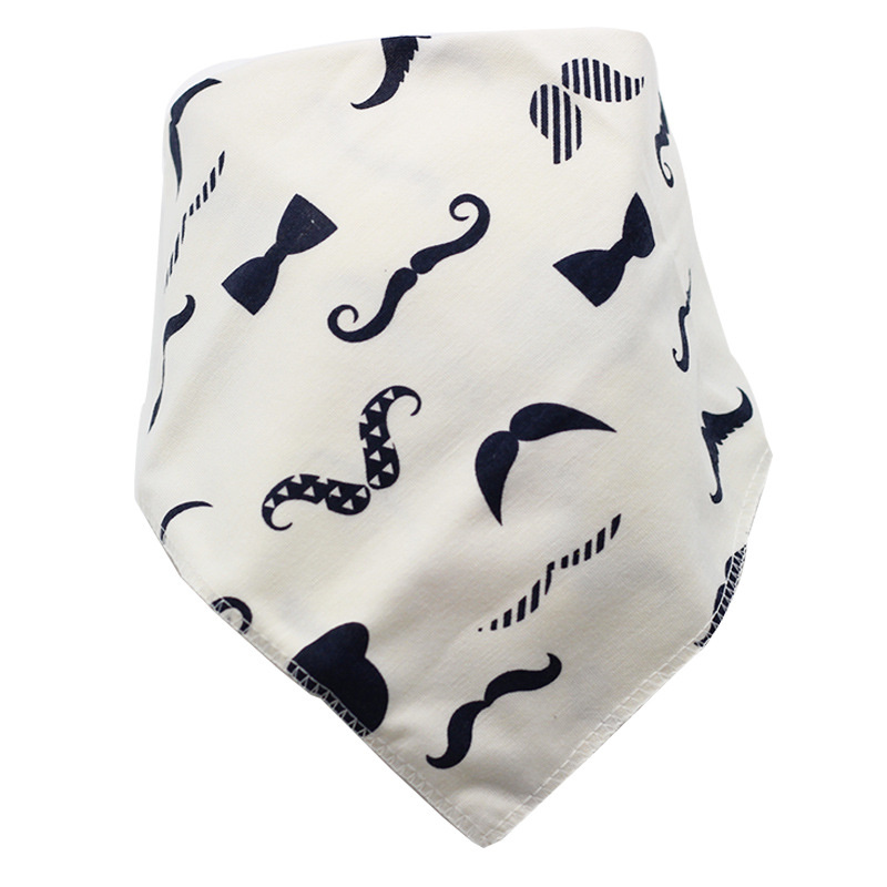 Baby Bibs Cotton Triangle Double Layers Cotton